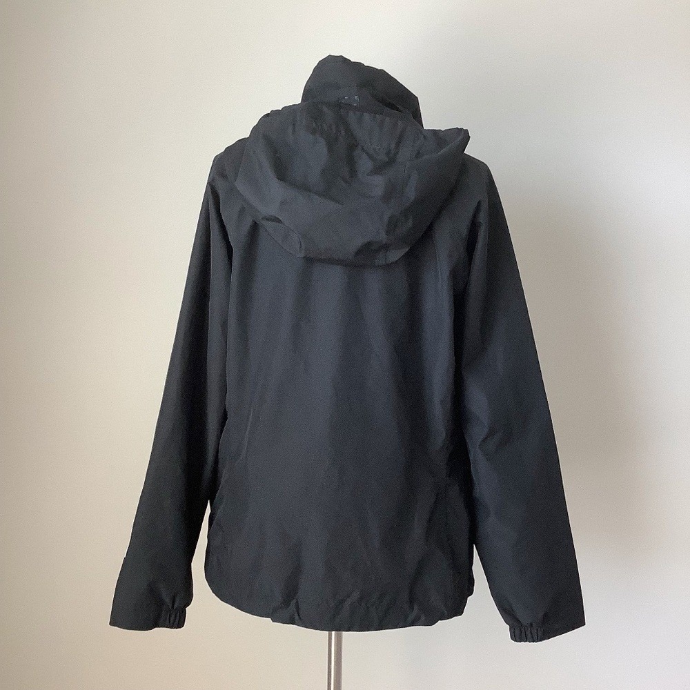 Adidas Women's 3-Stripes Rain Rdy Jacket Black H65759 Flaw: Missing Zipper Pull - Picture 8 of 14